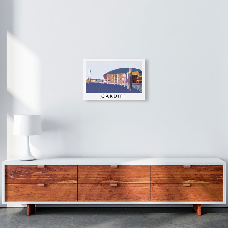 Cardiff by Richard O'Neill A3 Canvas