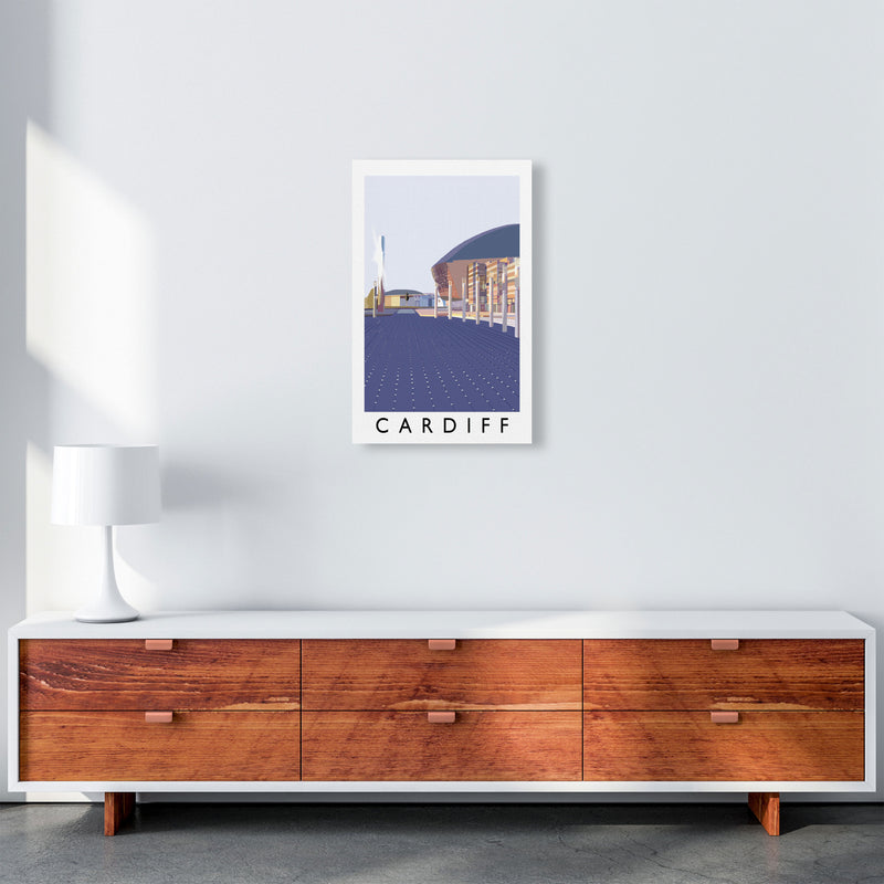 Cardiff by Richard O'Neill A3 Canvas