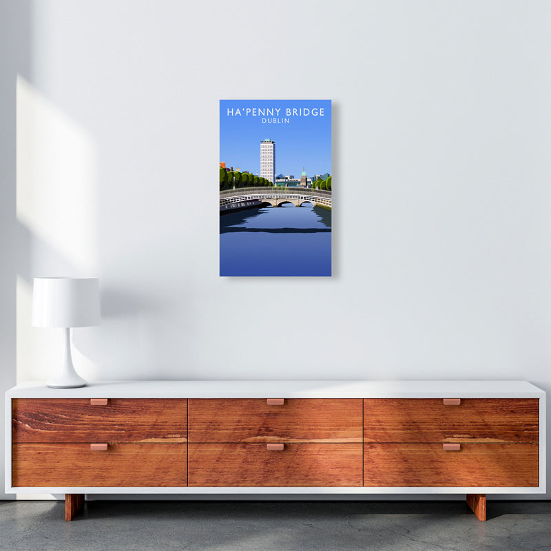 Ha'Penny Bridge by Richard O'Neill A3 Canvas