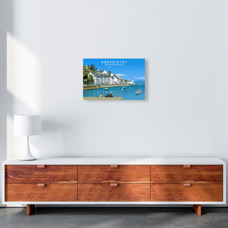 Aberdovey Snowdonia Framed Digital Art Print by Richard O'Neill A3 Canvas