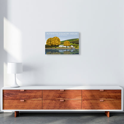 Altskeith Country House (Landscape) by Richard O'Neill A3 Canvas