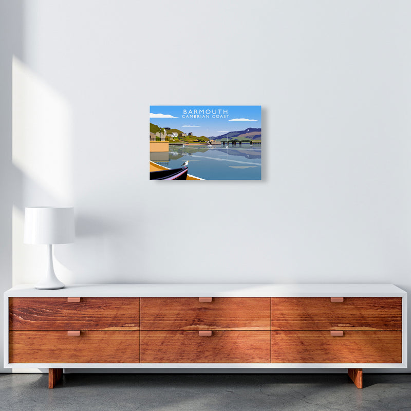 Barmouth Cambrian Coast Framed Digital Art Print by Richard O'Neill A3 Canvas