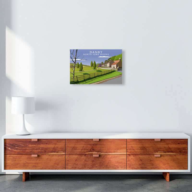 Danby (Landscape) by Richard O'Neill Yorkshire Art Print, Vintage Travel Poster A3 Canvas