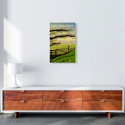 God's Own County Art Print by Richard O'Neill A3 Canvas