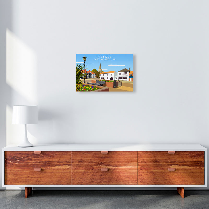 Hessle East Yorkshire Framed Digital Art Print by Richard O'Neill A3 Canvas