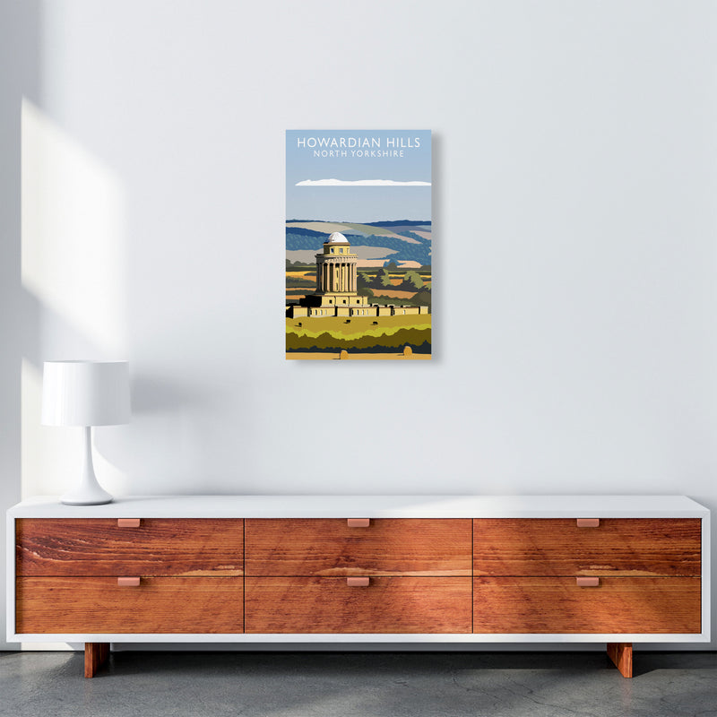 Howardian Hills (Portrait) by Richard O'Neill Yorkshire Art Print A3 Canvas