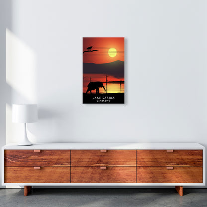 Lake Kariba (Portrait) by Richard O'Neill A3 Canvas