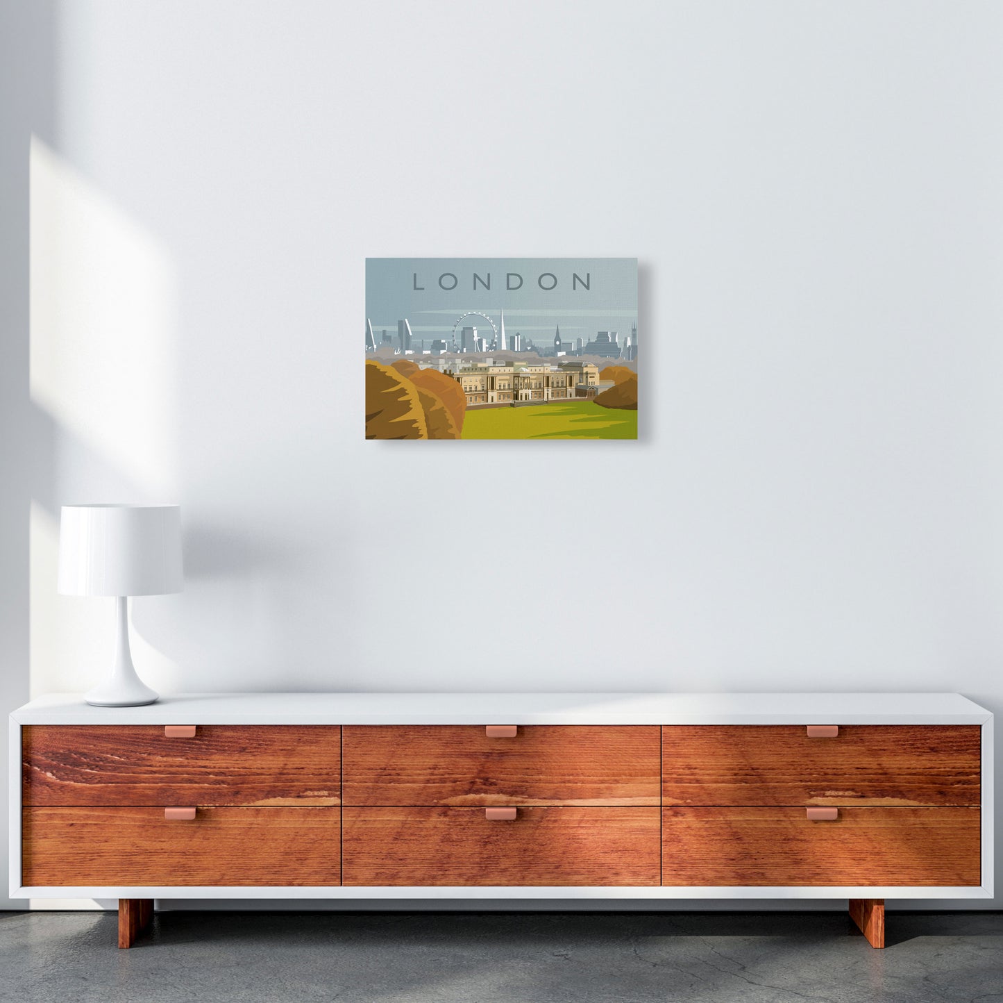 London Art Print by Richard O'Neill A3 Canvas