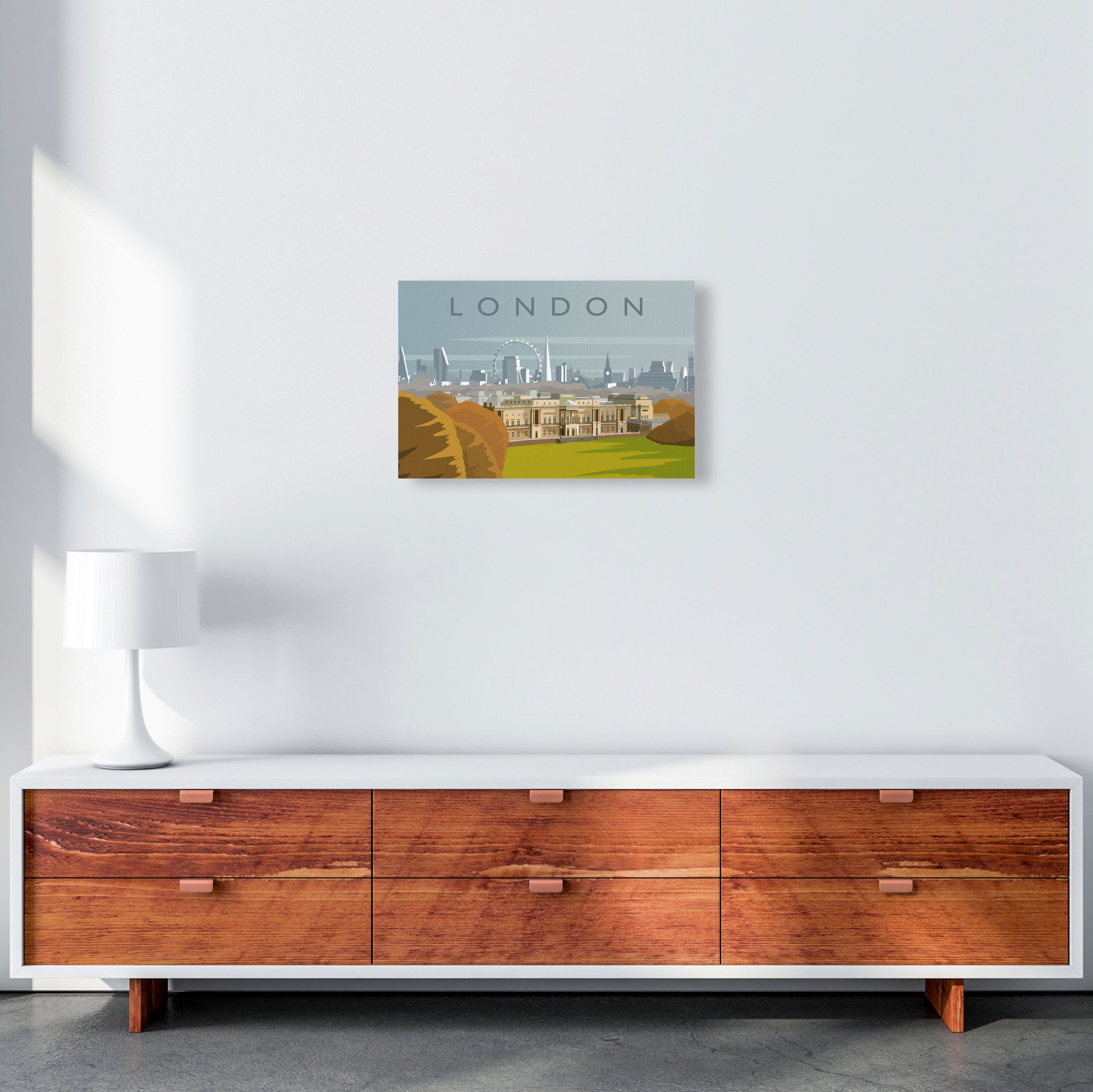 London Art Print by Richard O'Neill A3 Canvas