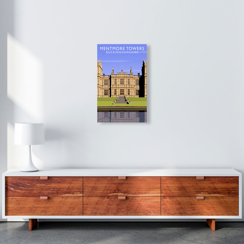 Mentmore Towers (Portrait) by Richard O'Neill A3 Canvas