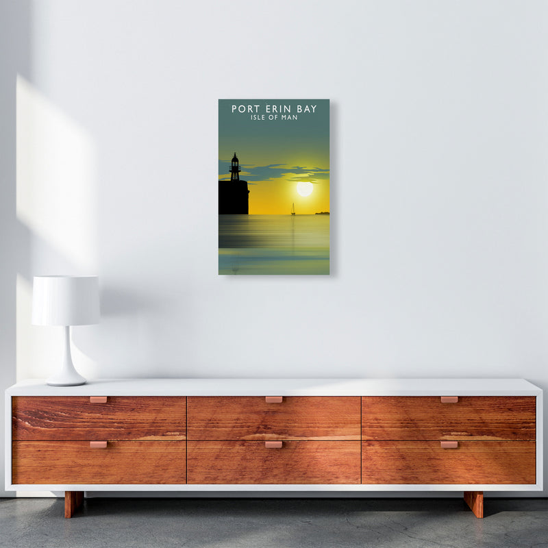 Port Erin Bay Isle of Man Art Print by Richard O'Neill A3 Canvas