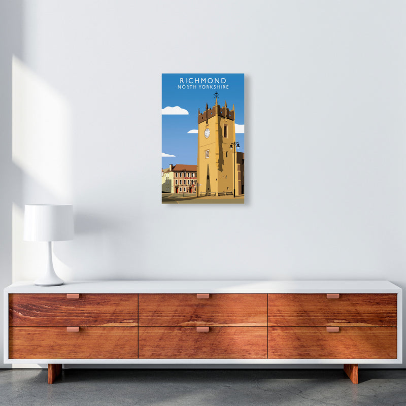 Richmond (Portrait) by Richard O'Neill Richard O'Neill Yorkshire Art Print A3 Canvas