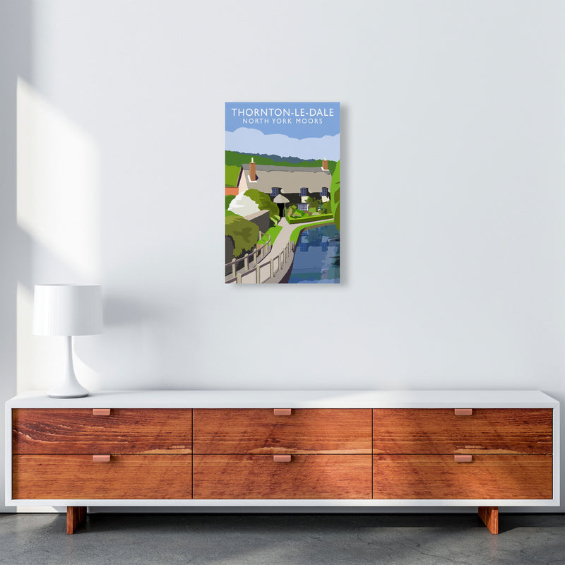 Thornton-Le-Dale (Portrait) by Richard O'Neill Yorkshire Art Print A3 Canvas