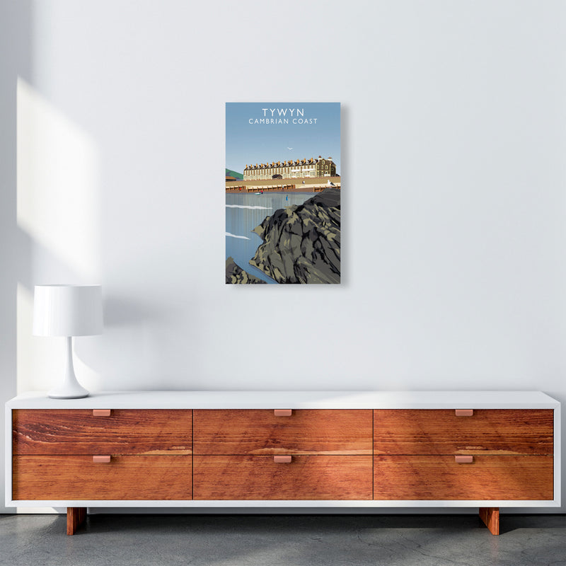 Tywyn Cambrian Coast Framed Digital Art Print by Richard O'Neill A3 Canvas