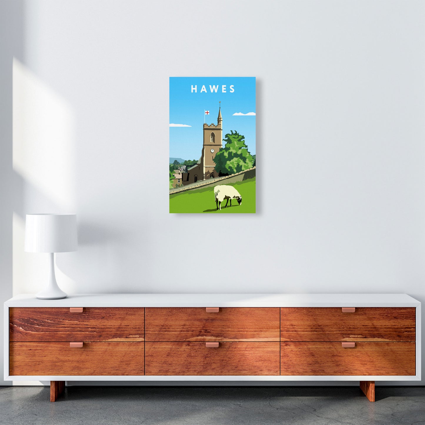 Hawes2 Portrait by Richard O'Neill A3 Canvas