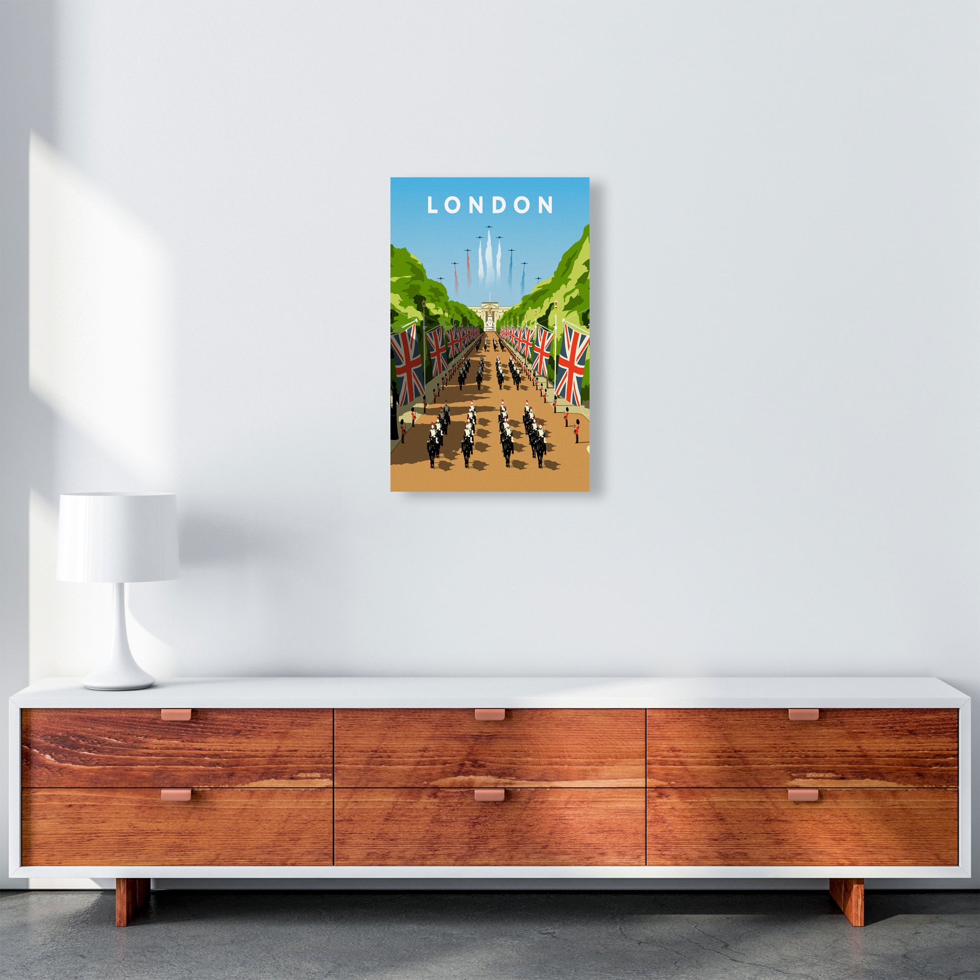 London Art Print by Richard O'Neill A3 Canvas