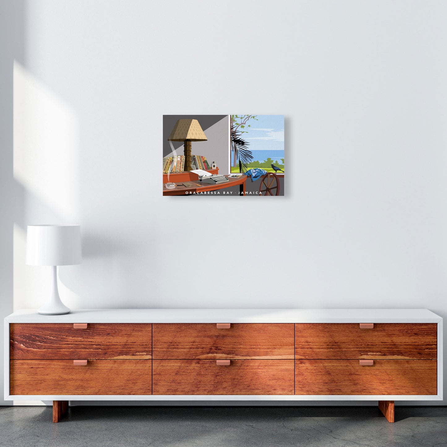 Oracabessa Bay by Richard O'Neill A3 Canvas