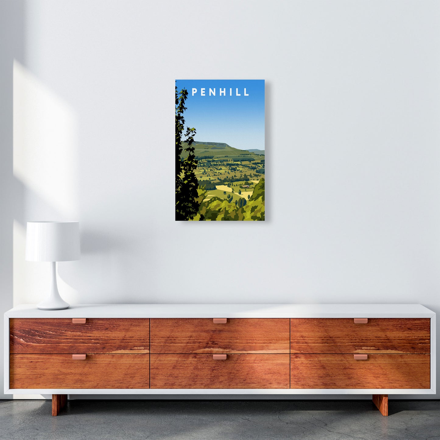 Penhill2 Portrait by Richard O'Neill A3 Canvas