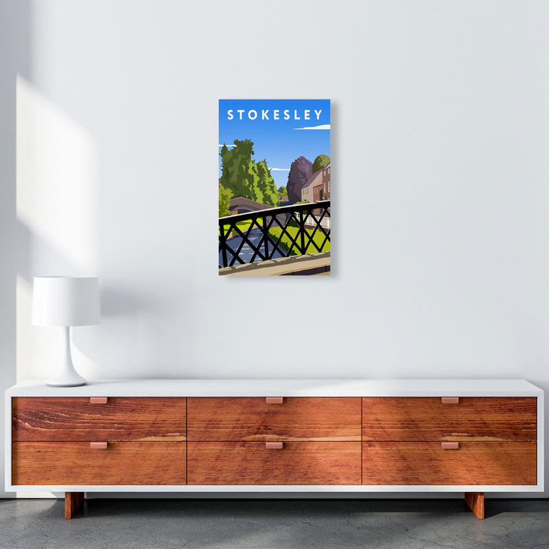 Stokesley3 Portrait by Richard O'Neill A3 Canvas