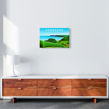 Sandsend Art Print by Richard O'Neill A3 Canvas