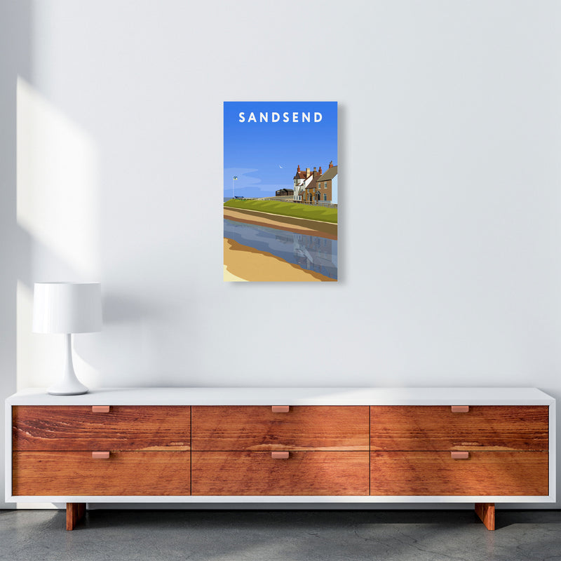 Sandsend3 Portrait by Richard O'Neill A3 Canvas