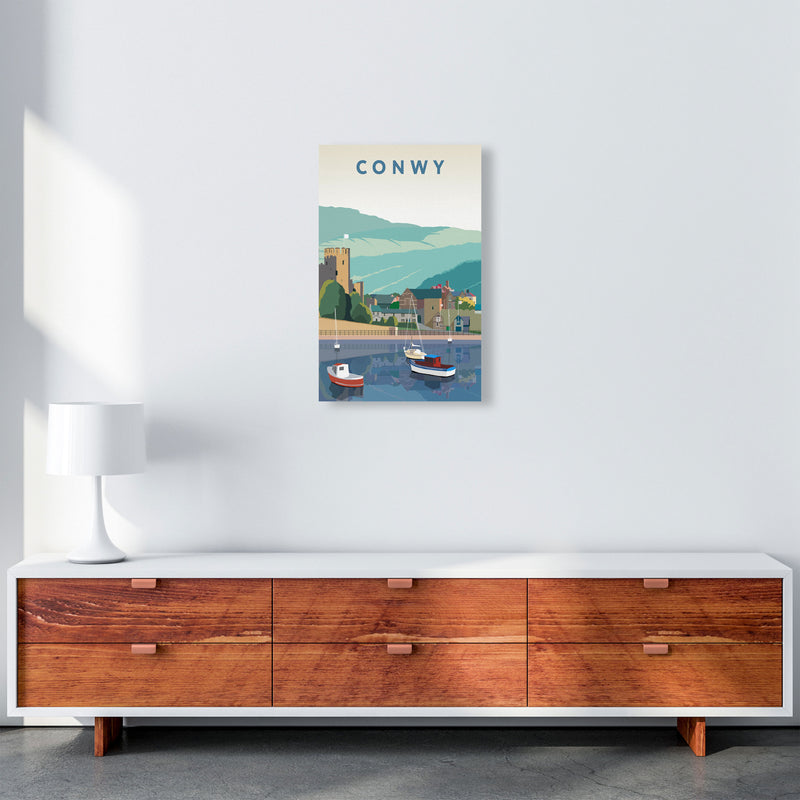 Conwy Art Print by Richard O'Neill A3 Canvas