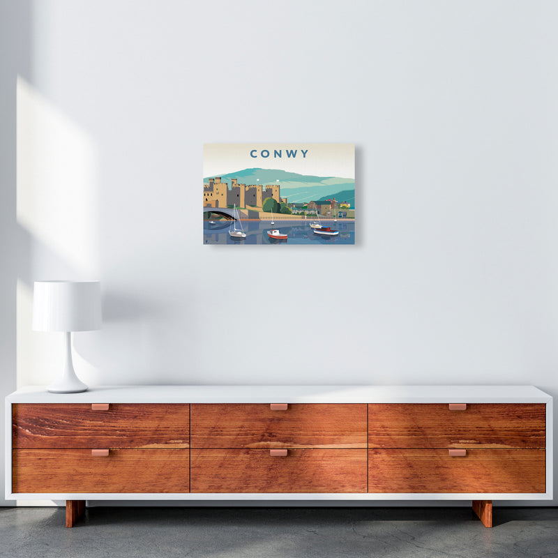 Conwy Art Print by Richard O'Neill A3 Canvas