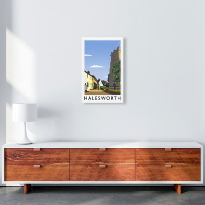 Halesworth Portrait by Richard O'Neill A3 Canvas