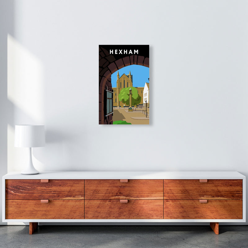 Hexham Portrait by Richard O'Neill A3 Canvas