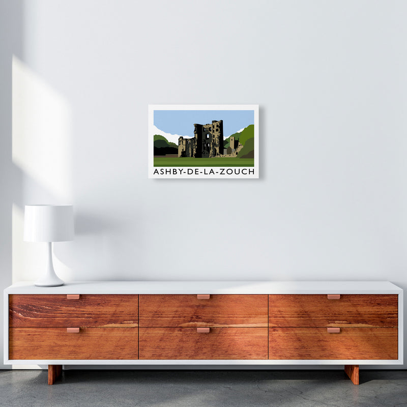 Ashby-de-la- Zouche by Richard O'Neill A3 Canvas
