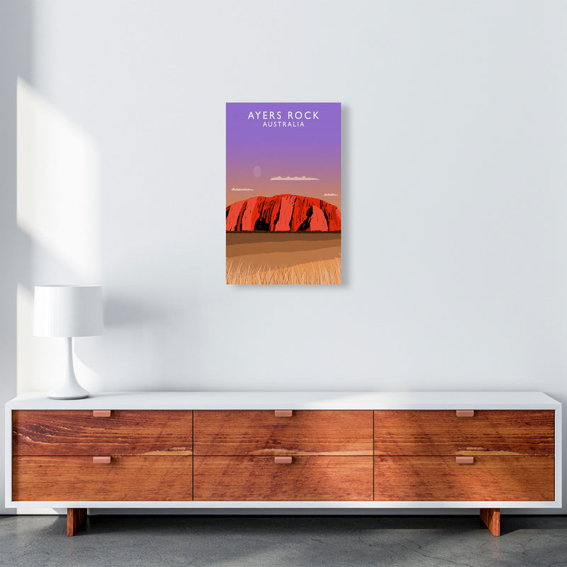 Ayers Rock Australia Art Print by Richard O'Neill A3 Canvas
