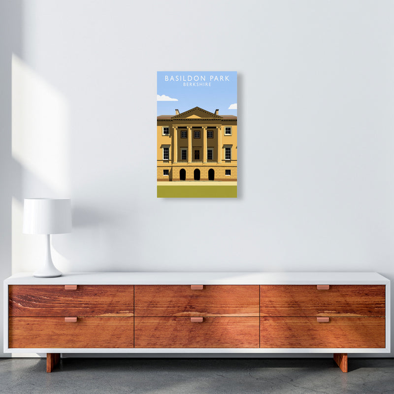 Basildon Park Portrait by Richard O'Neill A3 Canvas