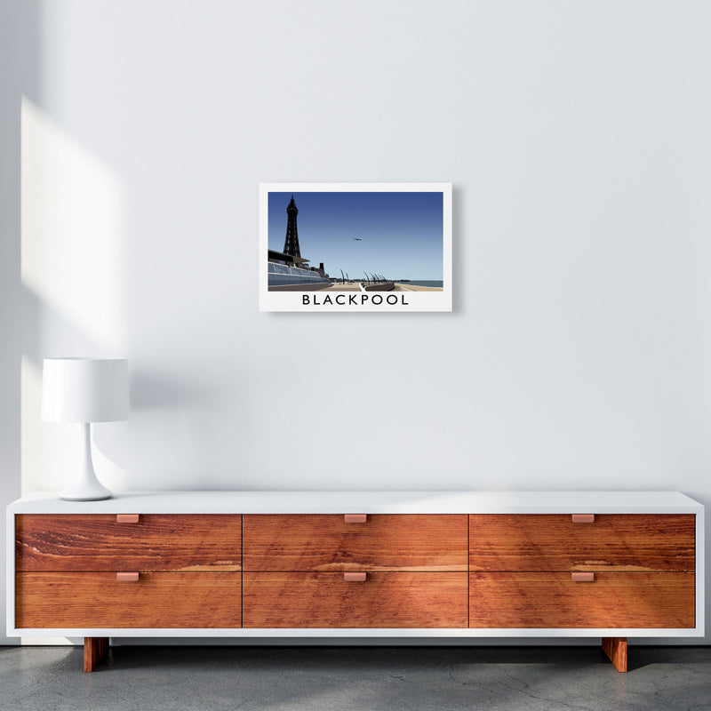 Blackpool Art Print by Richard O'Neill A3 Canvas