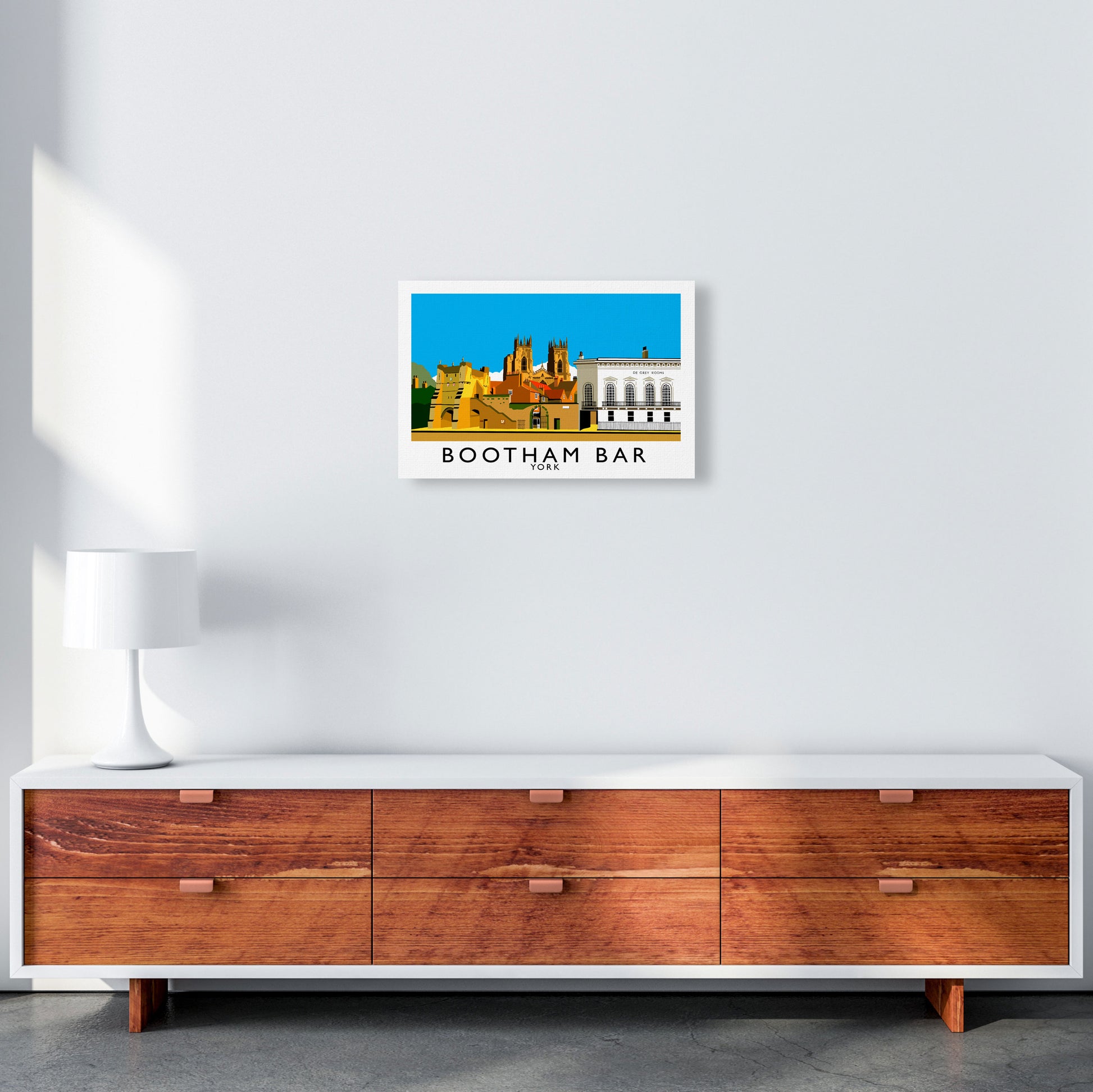 Bootham Bar York Art Print by Richard O'Neill A3 Canvas