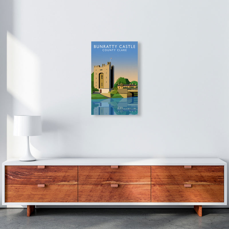 Bunratty Castle Portrait by Richard O'Neill A3 Canvas
