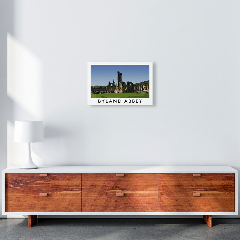 Byland Abbey by Richard O'Neill A3 Canvas