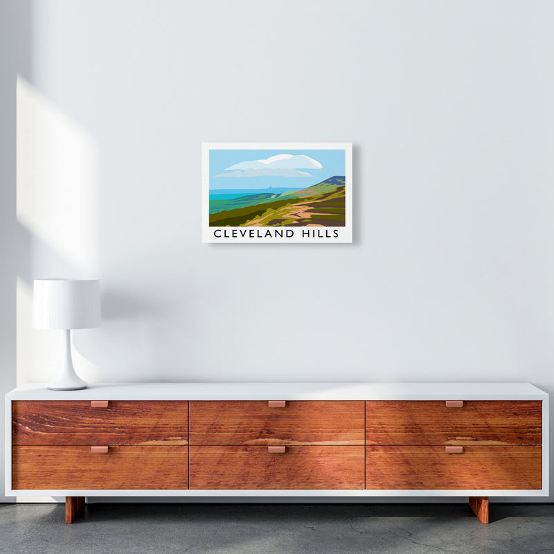 Cleveland Hills by Richard O'Neill A3 Canvas