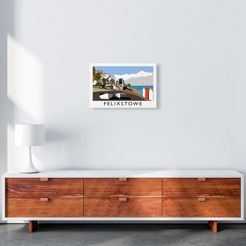 Felixstowe Framed Digital Art Print by Richard O'Neill A3 Canvas
