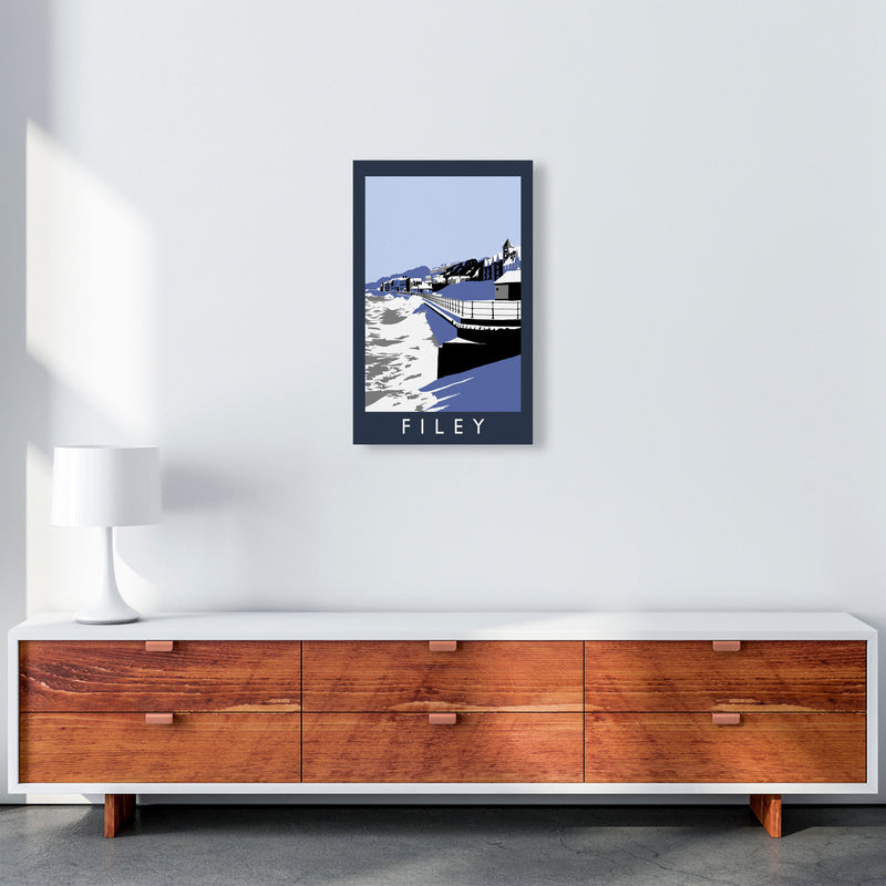 Filey Art Print by Richard O'Neill A3 Canvas