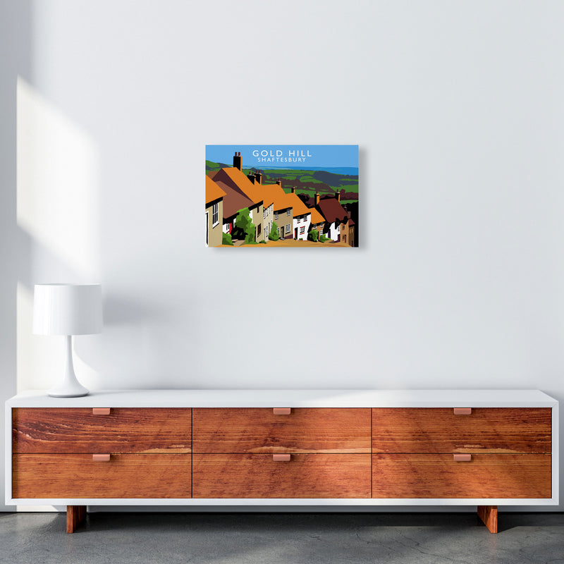 Gold Hill 2 by Richard O'Neill A3 Canvas