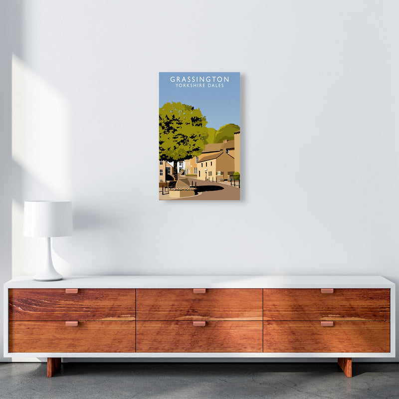 Grassington2 Portrait by Richard O'Neill A3 Canvas