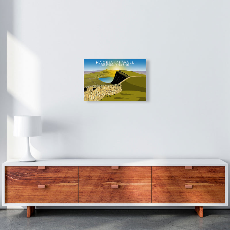 Hadrians Wall by Richard O'Neill A3 Canvas