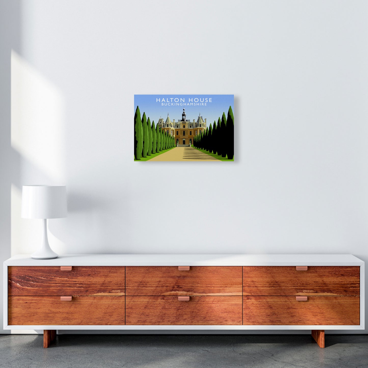 Halton House by Richard O'Neill A3 Canvas