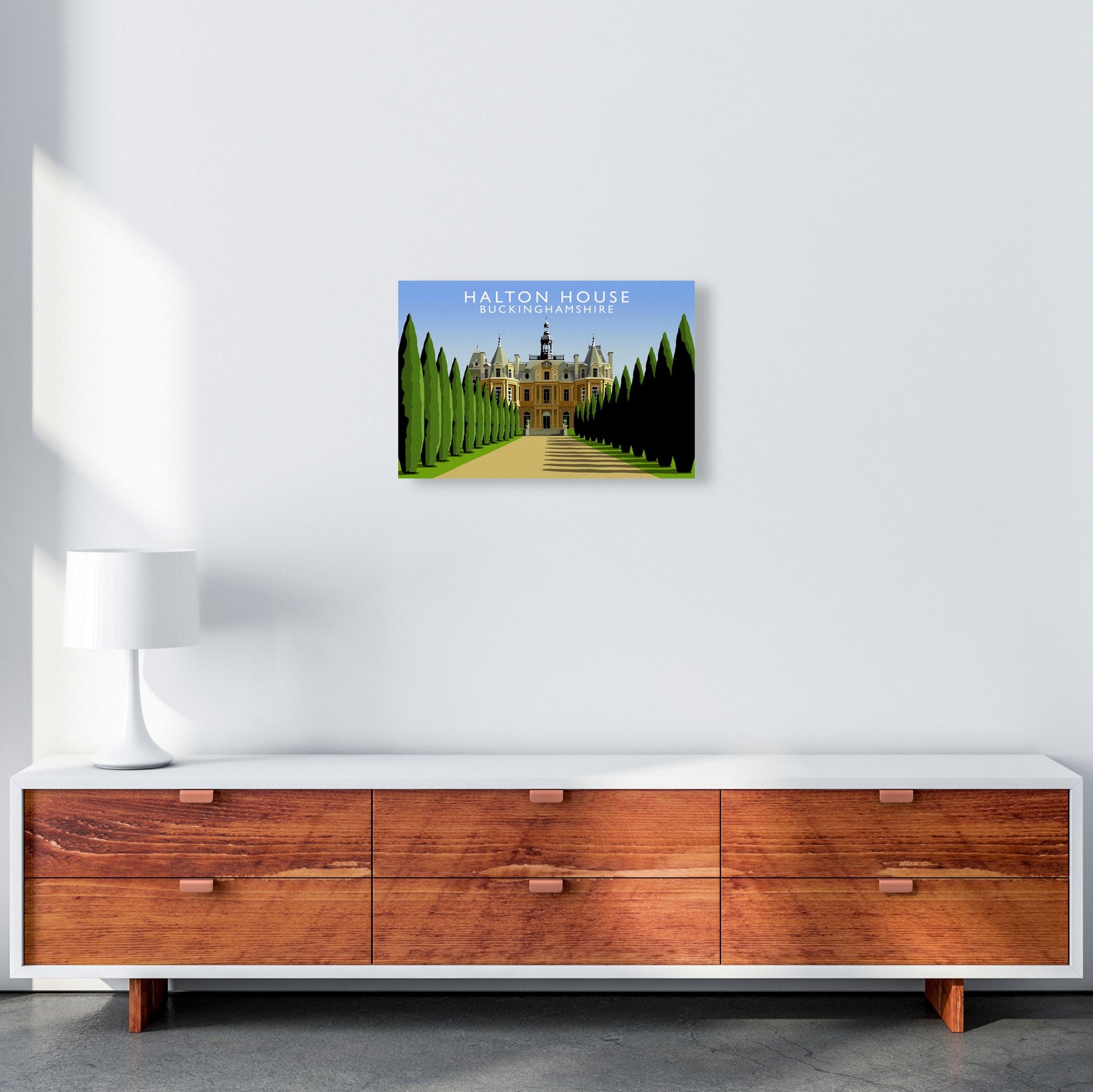 Halton House by Richard O'Neill A3 Canvas