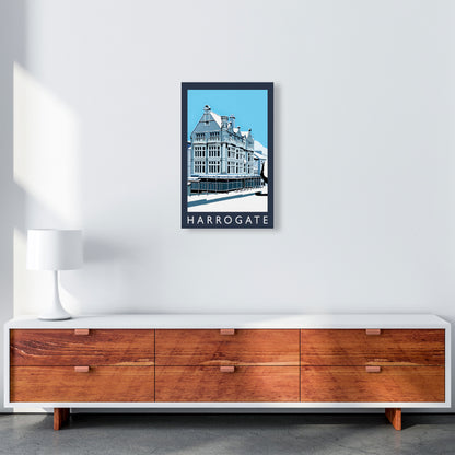 Harrogate Travel Art Print by Richard O'Neill, Framed Wall Art A3 Canvas