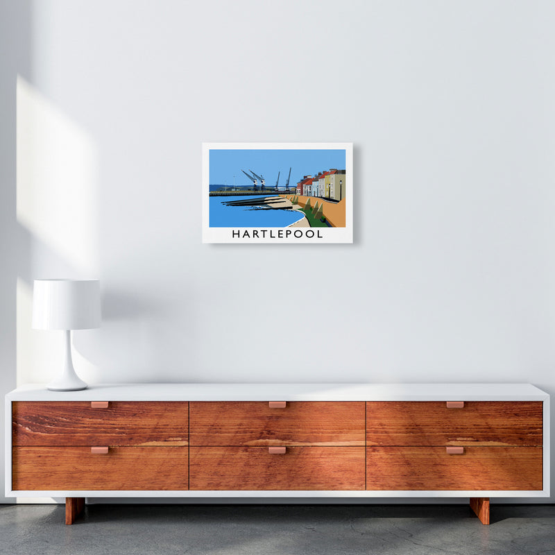Hartlepool by Richard O'Neill A3 Canvas