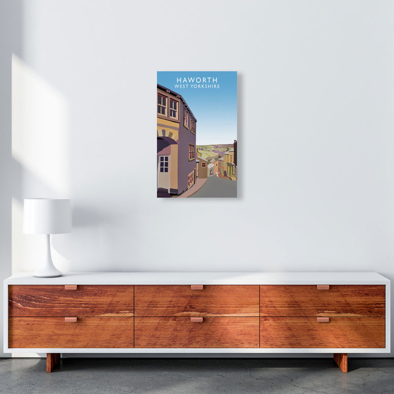 Haworth West Yorkshire Digital Art Print by Richard O'Neill, Framed Wall Art A3 Canvas