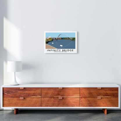 Infinity Bridge Stockton-On-Tees Art Print by Richard O'Neill A3 Canvas