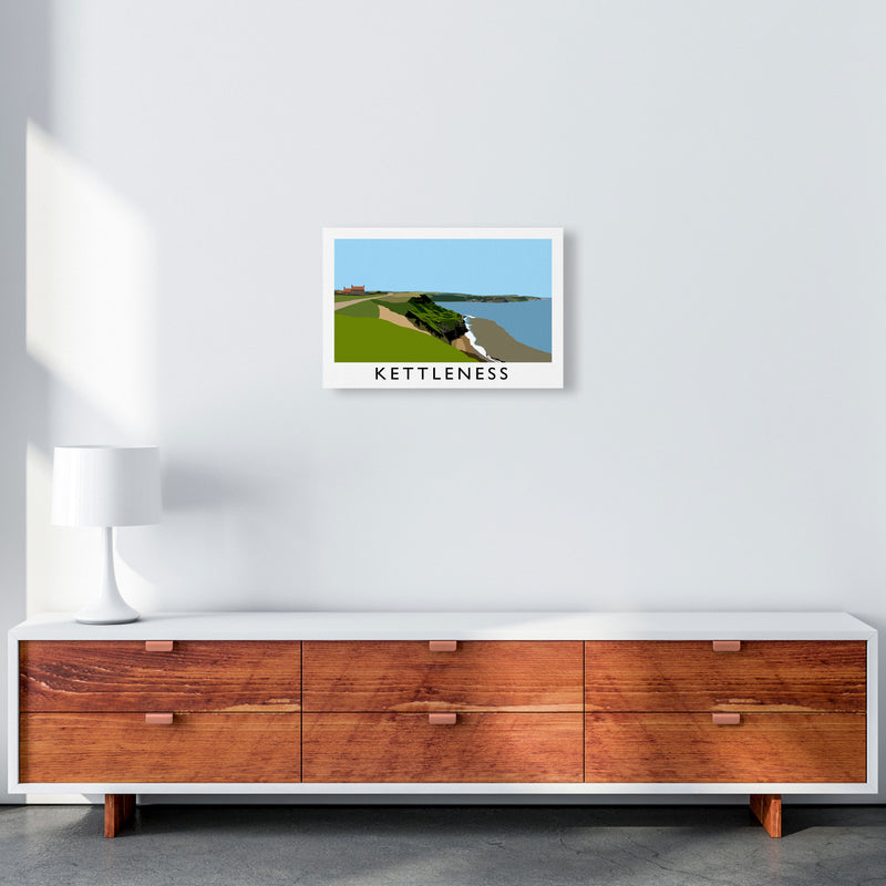 Kettleness Framed Digital Art Print by Richard O'Neill A3 Canvas