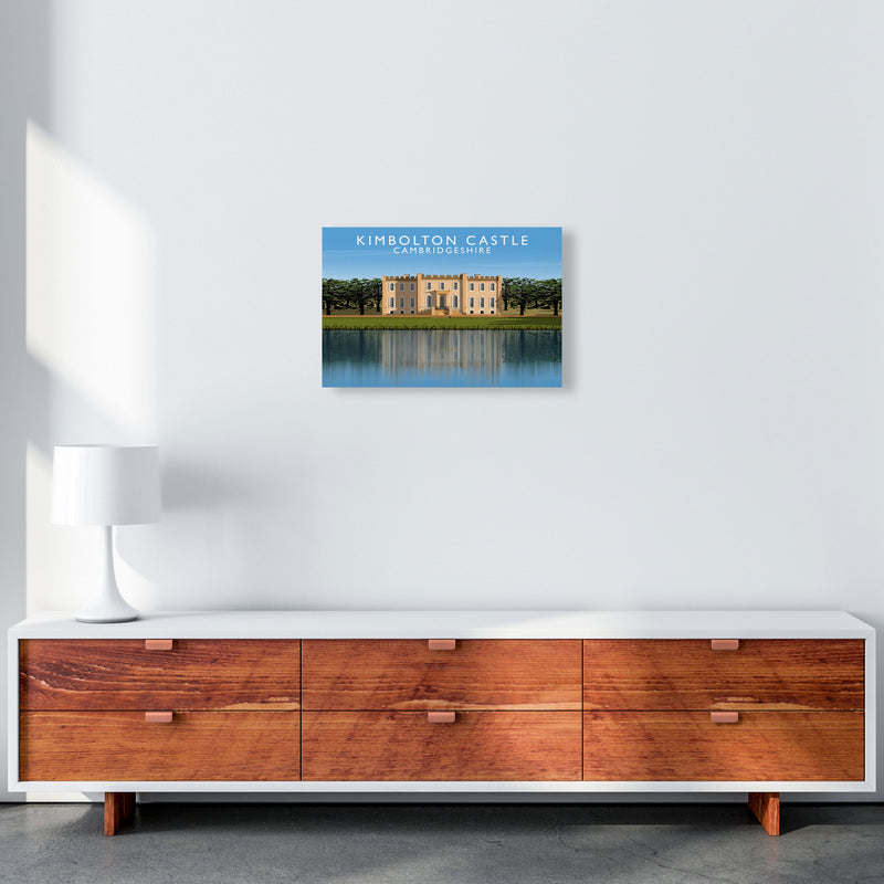 Kimbolton Castle Cambridgeshire Travel Art Print by Richard O'Neill A3 Canvas